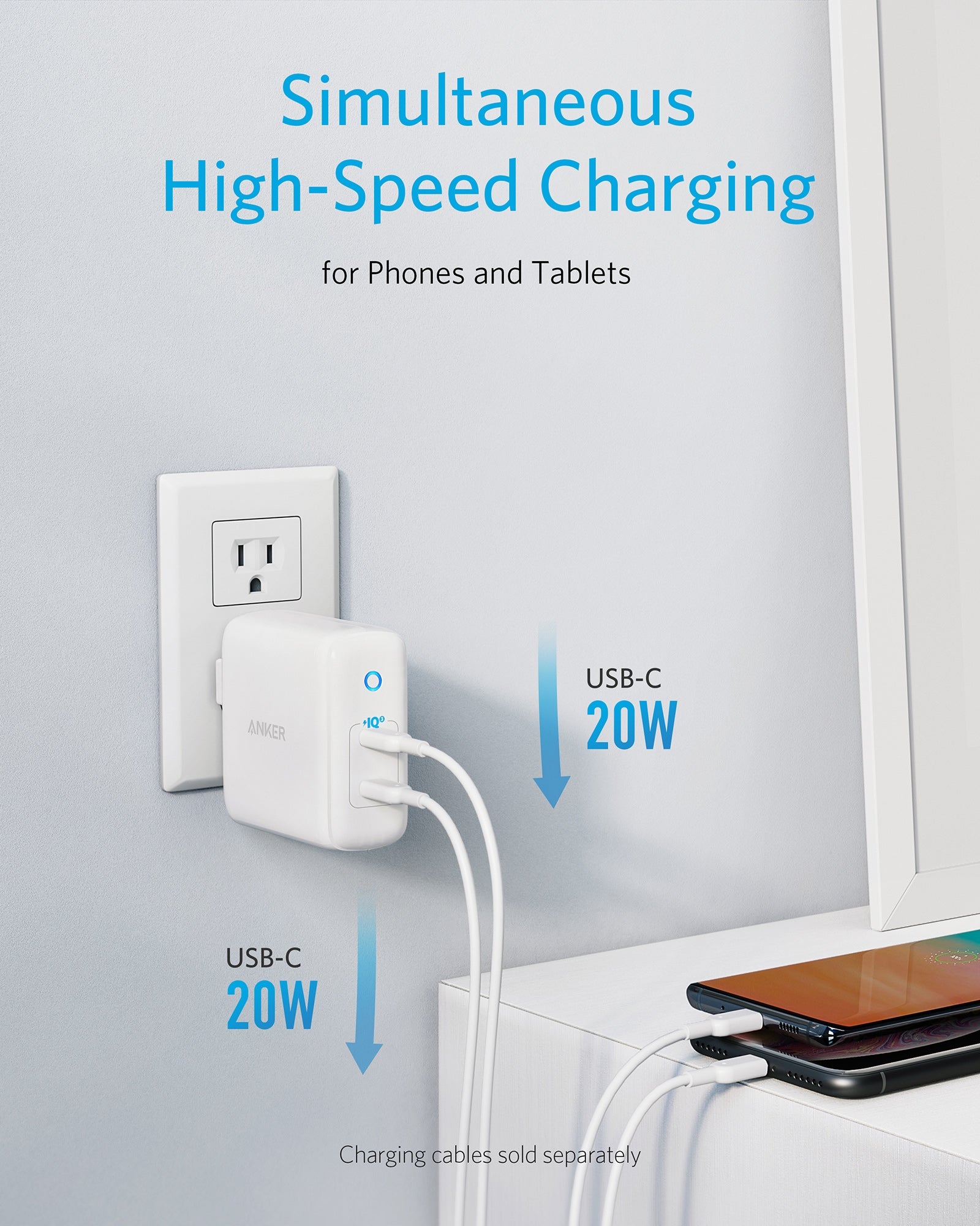 Anker <b>324</b> Charger (40W)